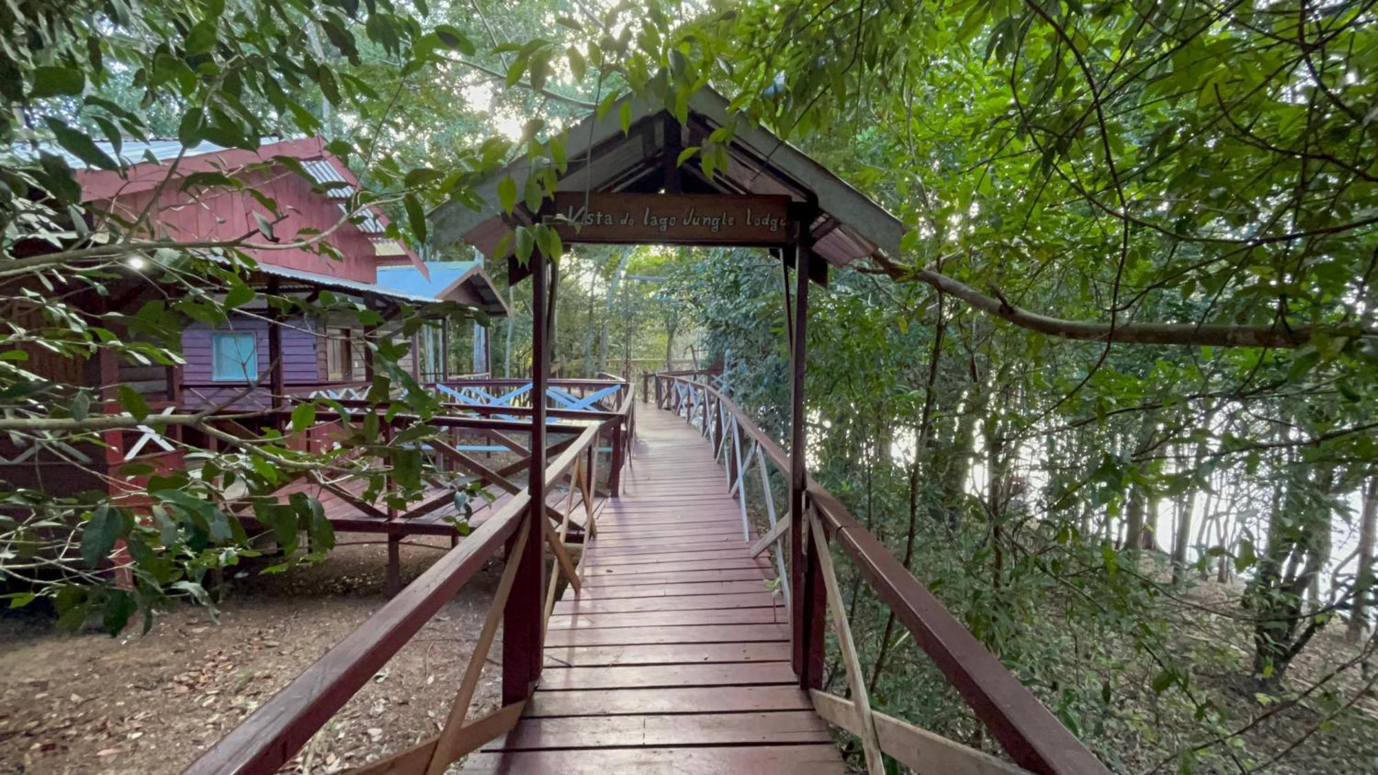 Vista do Lago Jungle Lodge Cajual Exterior foto